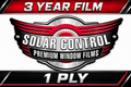 Solar Control 1 ply NR Smoke FULL 100' ROLL